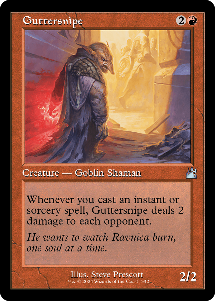 Guttersnipe (Retro Frame) [Ravnica Remastered] | Shuffle n Cut Hobbies & Games