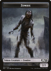 Weird // Zombie Double-Sided Token [Core Set 2021 Tokens] | Shuffle n Cut Hobbies & Games