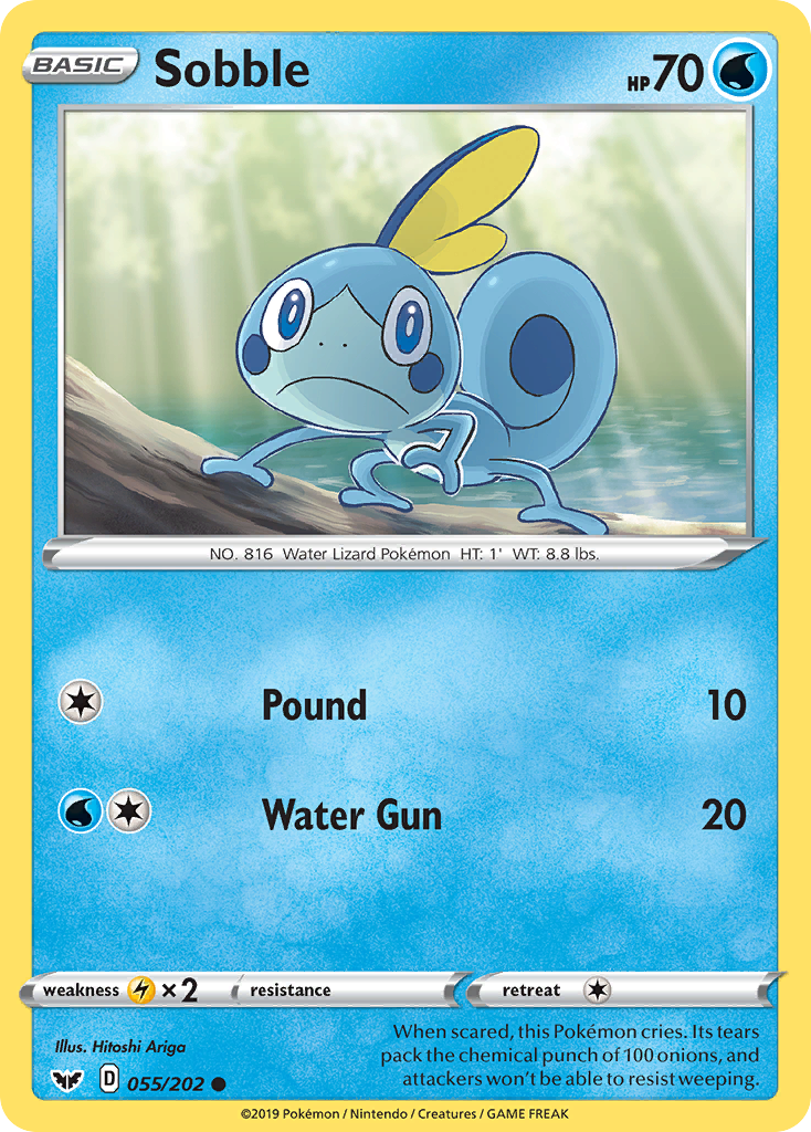 Sobble (055/202) [Sword & Shield: Base Set] | Shuffle n Cut Hobbies & Games