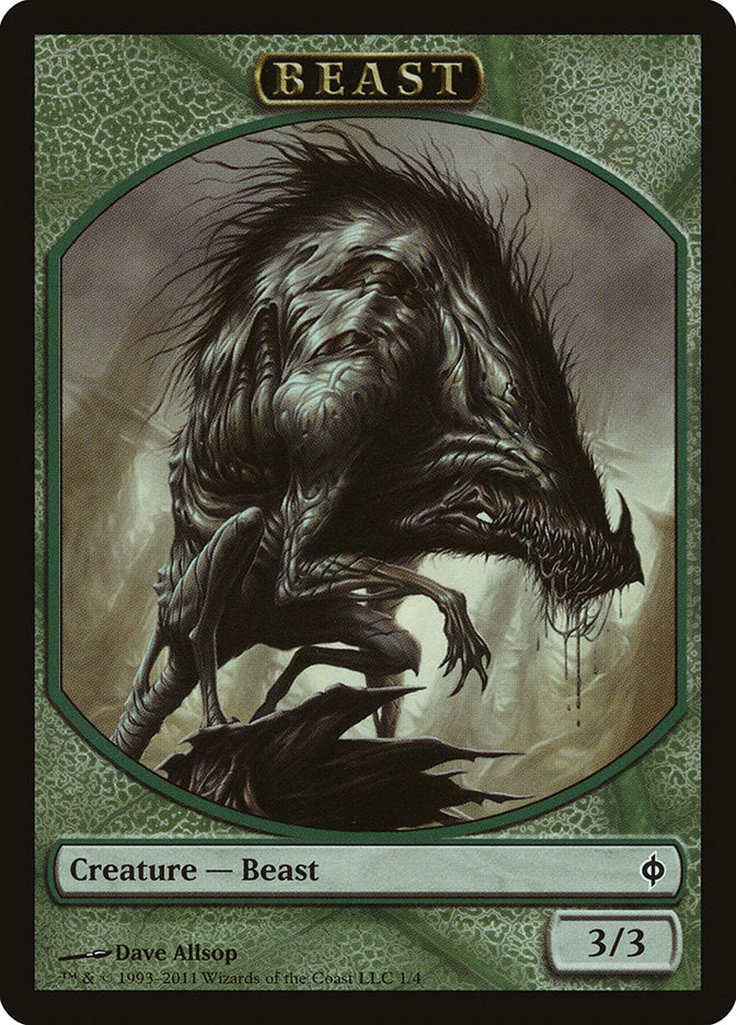 Beast Token [New Phyrexia Tokens] | Shuffle n Cut Hobbies & Games