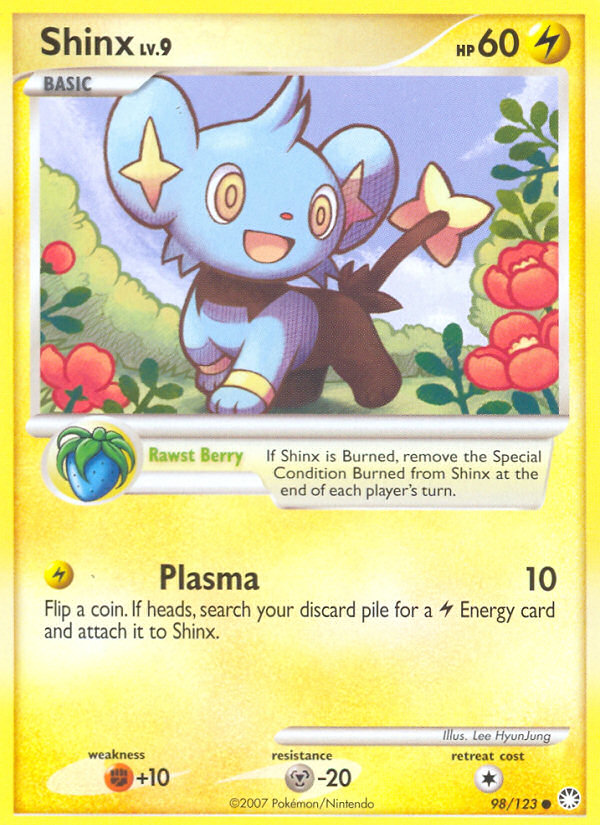 Shinx (98/123) [Diamond & Pearl: Mysterious Treasures] | Shuffle n Cut Hobbies & Games