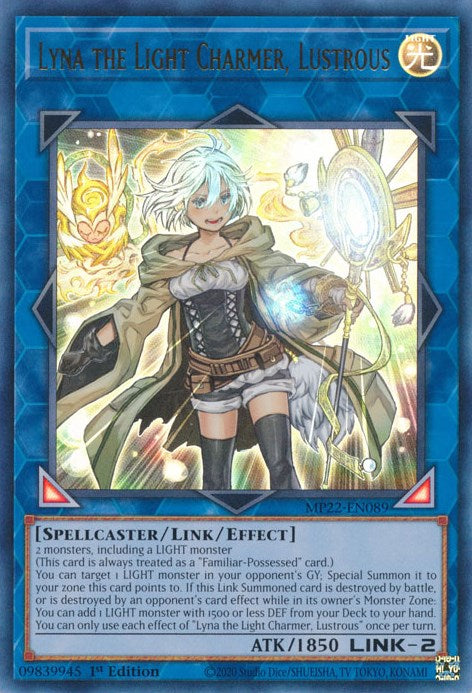 Lyna the Light Charmer, Lustrous [MP22-EN089] Ultra Rare | Shuffle n Cut Hobbies & Games