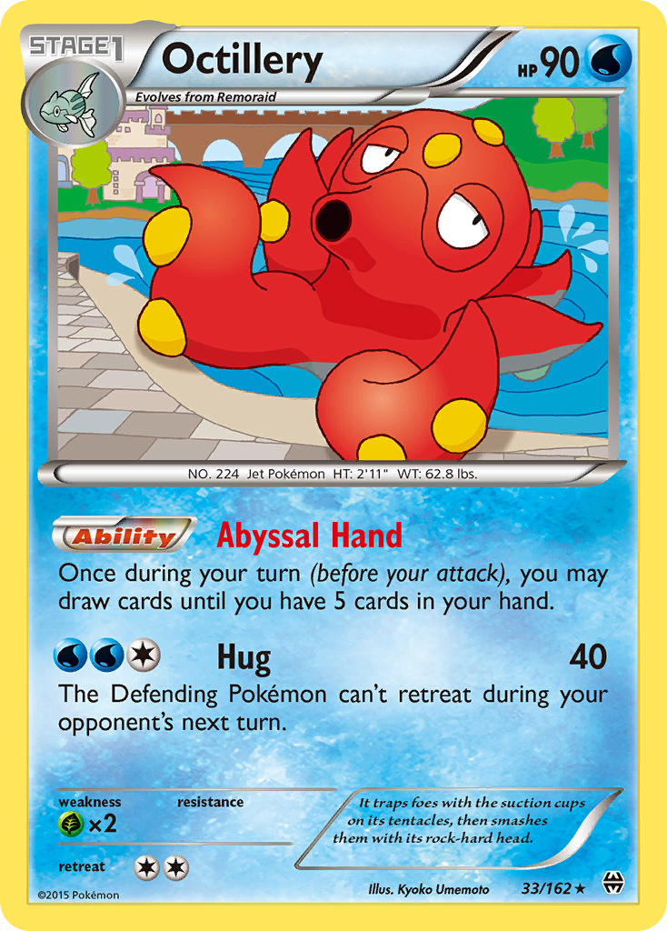 Octillery (33/162) [XY: BREAKthrough] | Shuffle n Cut Hobbies & Games