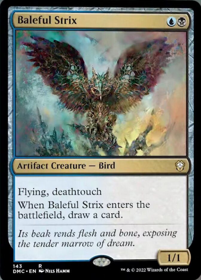 Baleful Strix [Dominaria United Commander] | Shuffle n Cut Hobbies & Games