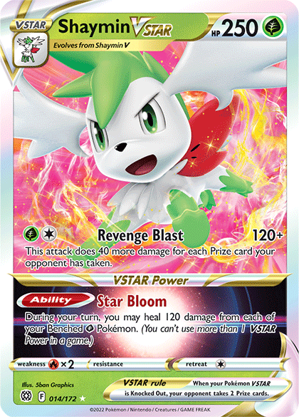 Shaymin VSTAR (014/172) [Sword & Shield: Brilliant Stars] | Shuffle n Cut Hobbies & Games