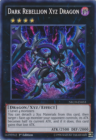 Dark Rebellion Xyz Dragon [NECH-EN053] Secret Rare | Shuffle n Cut Hobbies & Games