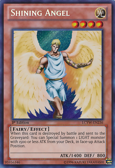 Shining Angel [LCYW-EN236] Secret Rare | Shuffle n Cut Hobbies & Games