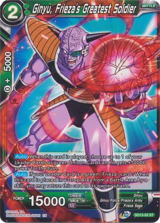 Ginyu, Frieza's Greatest Soldier (Starter Deck - Clan Collusion) [SD13-03] | Shuffle n Cut Hobbies & Games