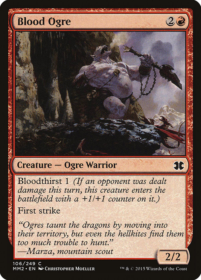 Blood Ogre [Modern Masters 2015] | Shuffle n Cut Hobbies & Games