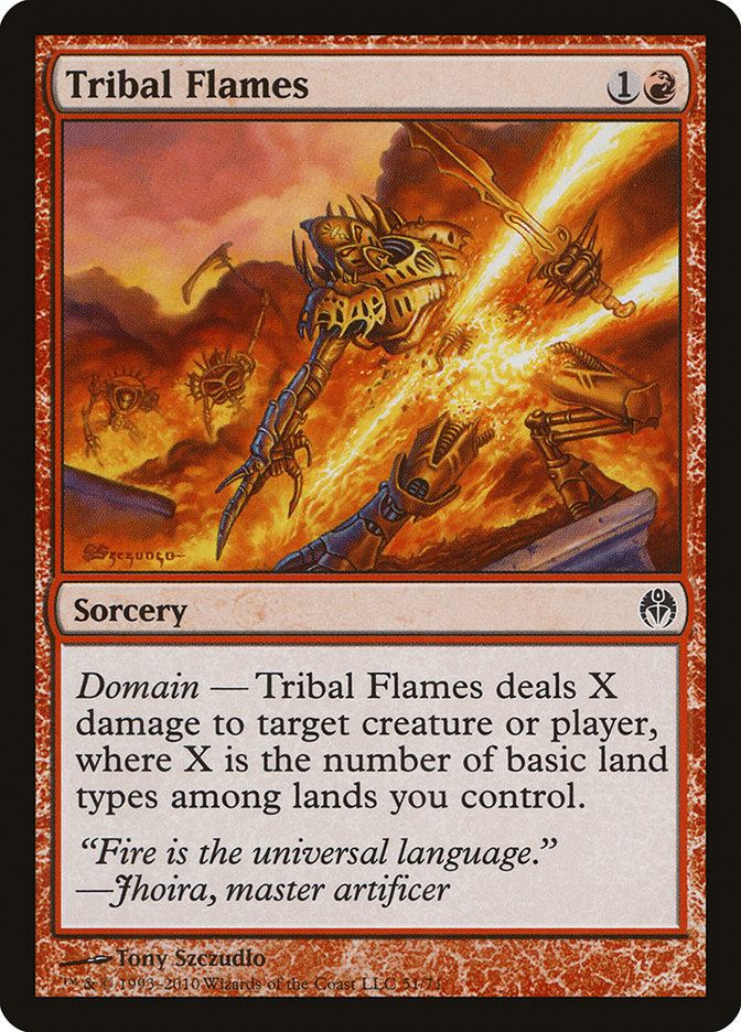 Tribal Flames [Duel Decks: Phyrexia vs. the Coalition] | Shuffle n Cut Hobbies & Games