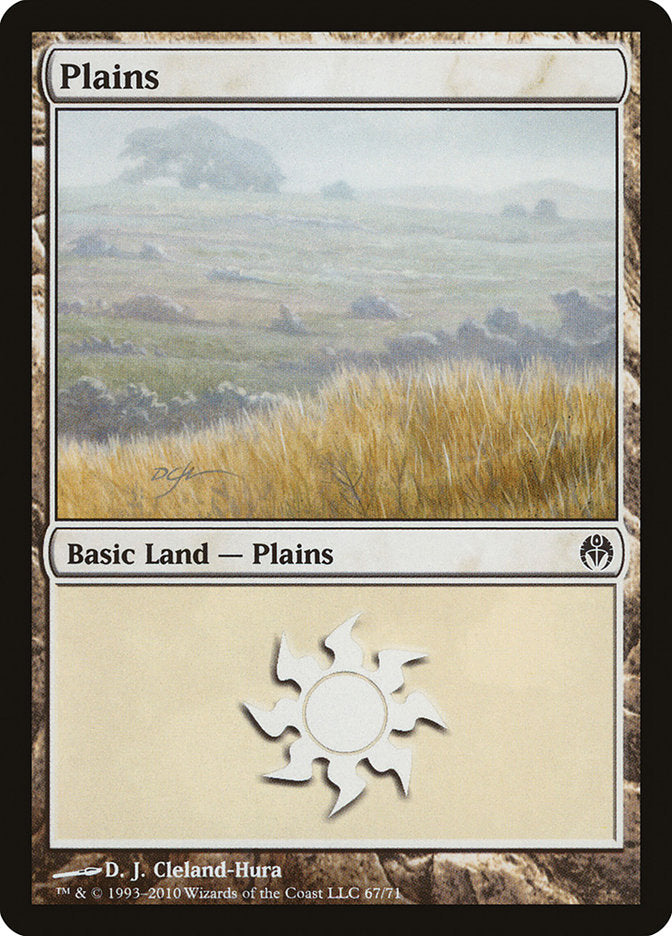 Plains (67) [Duel Decks: Phyrexia vs. the Coalition] | Shuffle n Cut Hobbies & Games