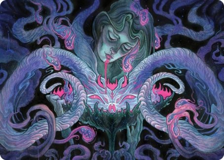 Demonic Bargain Art Card [Innistrad: Crimson Vow Art Series] | Shuffle n Cut Hobbies & Games