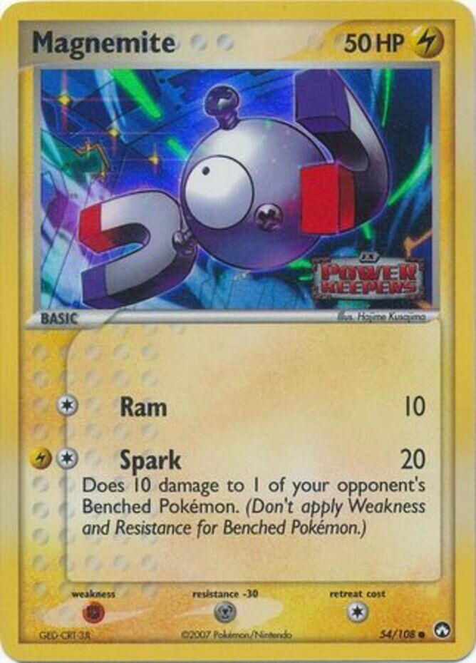 Magnemite (54/108) (Stamped) [EX: Power Keepers] | Shuffle n Cut Hobbies & Games