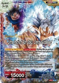 Son Goku // Ultra Instinct Son Goku, Limits Surpassed [BT9-100] | Shuffle n Cut Hobbies & Games