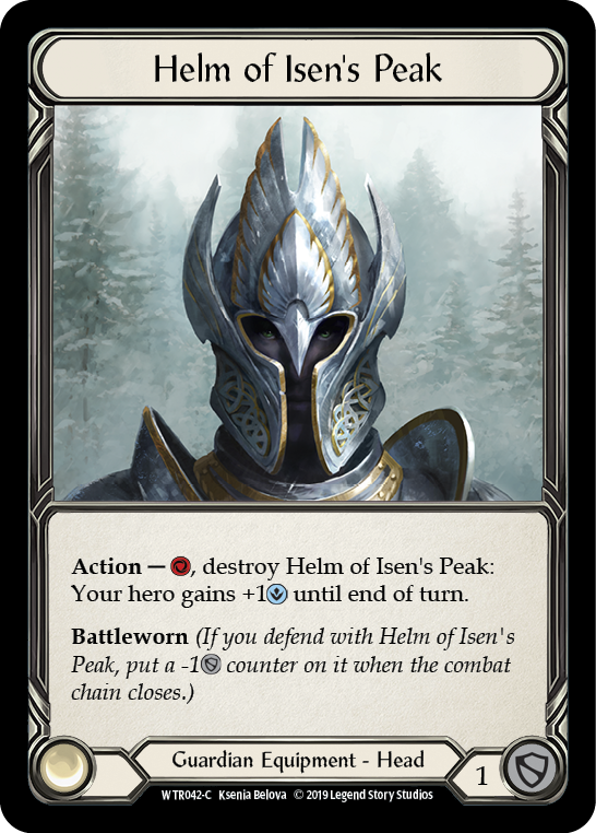 Helm of Isen's Peak [WTR042-C] Alpha Print Normal | Shuffle n Cut Hobbies & Games