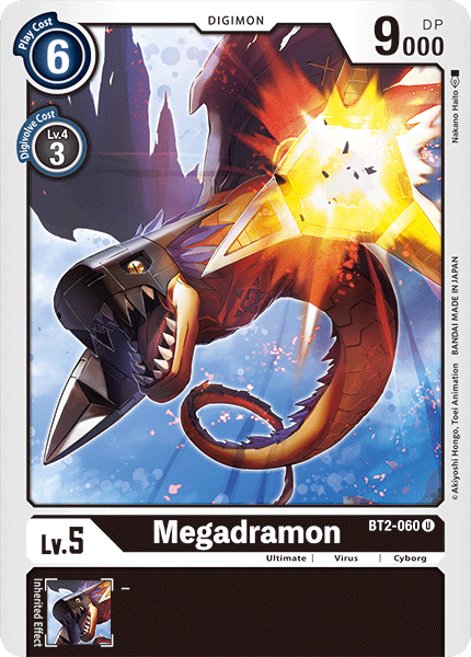 Megadramon [BT2-060] [Release Special Booster Ver.1.0] | Shuffle n Cut Hobbies & Games