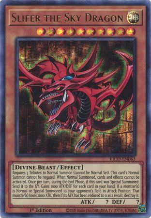 Slifer the Sky Dragon (Ultra Pharaoh's Rare) [KICO-EN063] Ultra Pharaoh’s Rare | Shuffle n Cut Hobbies & Games