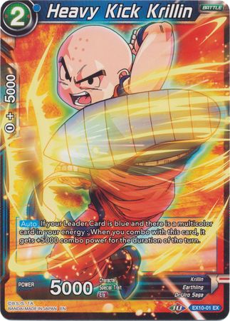 Heavy Kick Krillin [EX10-01] | Shuffle n Cut Hobbies & Games