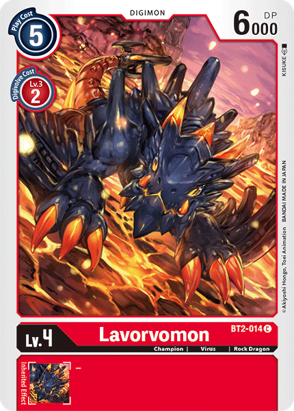 Lavorvomon [BT2-014] [Release Special Booster Ver.1.5] | Shuffle n Cut Hobbies & Games