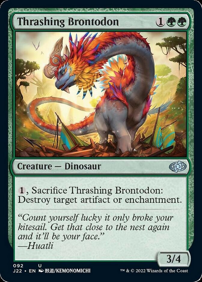 Thrashing Brontodon [Jumpstart 2022] | Shuffle n Cut Hobbies & Games