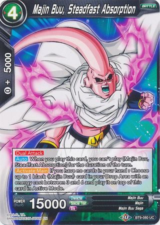 Majin Buu, Steadfast Absorption [BT9-080] | Shuffle n Cut Hobbies & Games