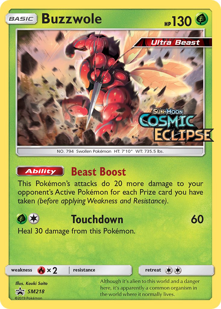 Buzzwole (SM218) [Sun & Moon: Black Star Promos] | Shuffle n Cut Hobbies & Games