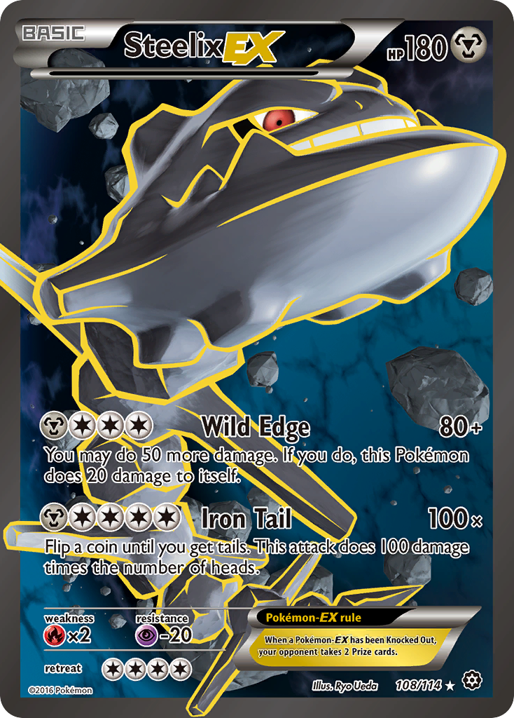 Steelix EX (108/114) [XY: Steam Siege] | Shuffle n Cut Hobbies & Games