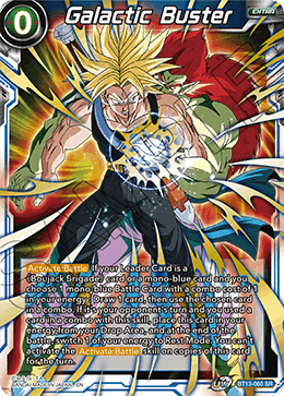 Galactic Buster (Super Rare) [BT13-060] | Shuffle n Cut Hobbies & Games