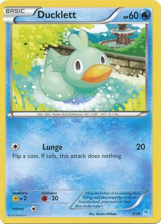 Ducklett (7/30) [XY: Trainer Kit 3 - Suicune] | Shuffle n Cut Hobbies & Games