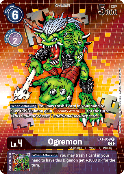 Ogremon [EX1-059] (Alternate Art) [Classic Collection] | Shuffle n Cut Hobbies & Games