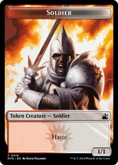 Goblin (0008) // Soldier Double-Sided Token [Ravnica Remastered Tokens] | Shuffle n Cut Hobbies & Games