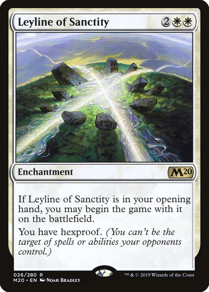 Leyline of Sanctity [Core Set 2020] | Shuffle n Cut Hobbies & Games