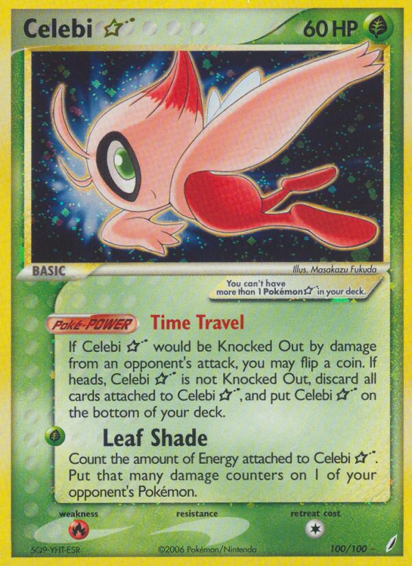 Celebi Star (100/100) [EX: Crystal Guardians] | Shuffle n Cut Hobbies & Games