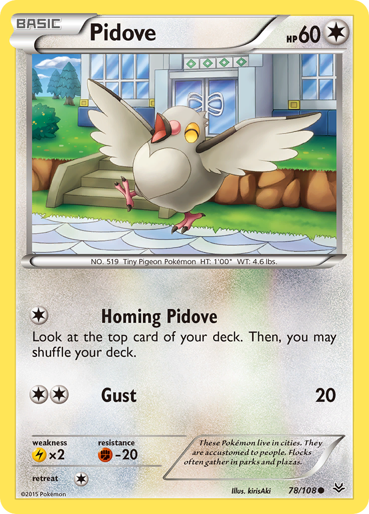 Pidove (78/108) [XY: Roaring Skies] | Shuffle n Cut Hobbies & Games