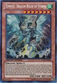 Tempest, Dragon Ruler of Storms [CT10-EN004] Secret Rare | Shuffle n Cut Hobbies & Games