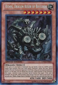 Redox, Dragon Ruler of Boulders [CT10-EN003] Secret Rare | Shuffle n Cut Hobbies & Games