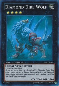 Diamond Dire Wolf [CT10-EN012] Super Rare | Shuffle n Cut Hobbies & Games