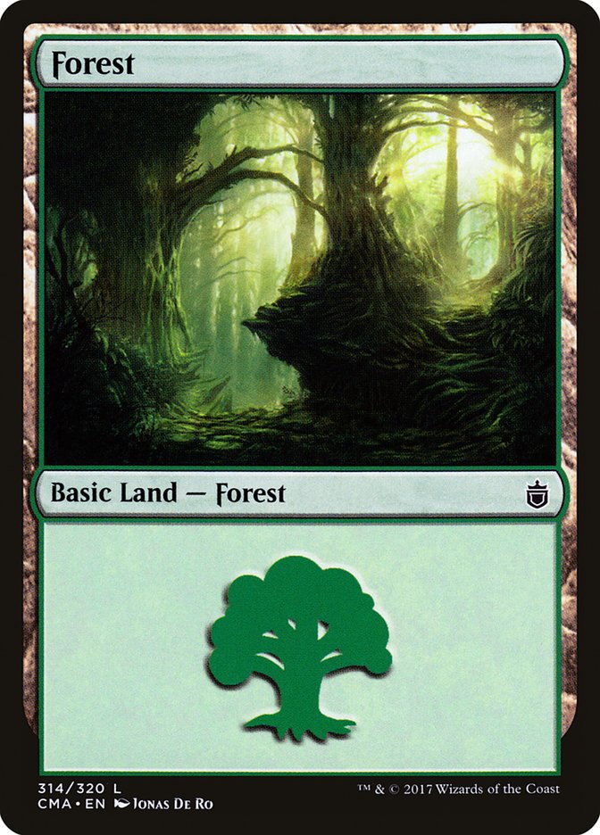 Forest (314) [Commander Anthology] | Shuffle n Cut Hobbies & Games