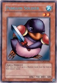 Penguin Soldier (Blue) [DL09-EN002] Rare | Shuffle n Cut Hobbies & Games