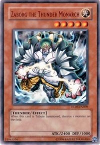 Zaborg the Thunder Monarch (Blue) [DL09-EN009] Rare | Shuffle n Cut Hobbies & Games