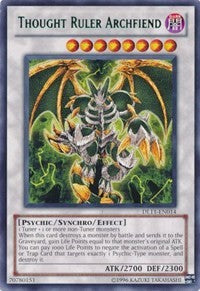 Thought Ruler Archfiend (Red) [DL11-EN014] Rare | Shuffle n Cut Hobbies & Games