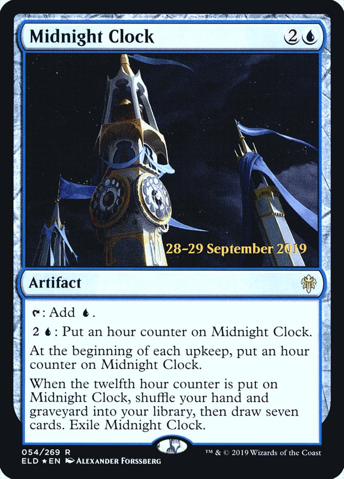 Midnight Clock [Throne of Eldraine Prerelease Promos] | Shuffle n Cut Hobbies & Games