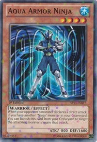 Aqua Armor Ninja [SP13-EN017] Starfoil Rare | Shuffle n Cut Hobbies & Games