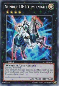 Number 10: Illumiknight [SP13-EN026] Starfoil Rare | Shuffle n Cut Hobbies & Games