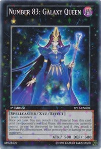 Number 83: Galaxy Queen [SP13-EN028] Starfoil Rare | Shuffle n Cut Hobbies & Games