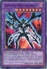 Elemental HERO Escuridao [SP13-EN046] Starfoil Rare | Shuffle n Cut Hobbies & Games