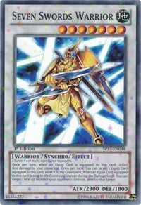 Seven Swords Warrior [SP13-EN048] Starfoil Rare | Shuffle n Cut Hobbies & Games