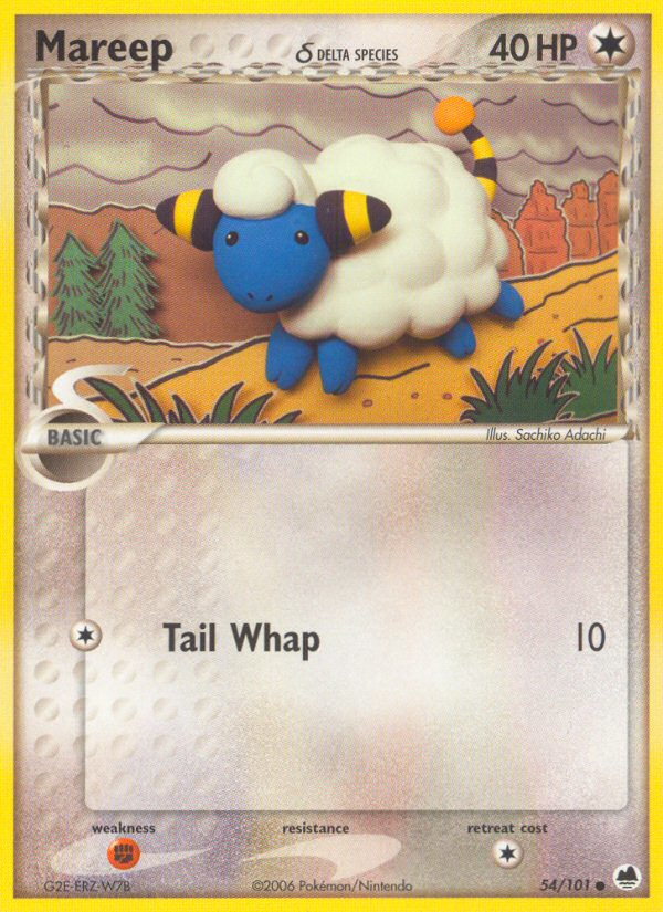 Mareep (54/101) (Delta Species) [EX: Dragon Frontiers] | Shuffle n Cut Hobbies & Games