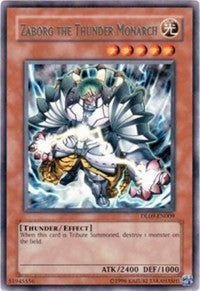 Zaborg the Thunder Monarch (Green) [DL09-EN009] Rare | Shuffle n Cut Hobbies & Games