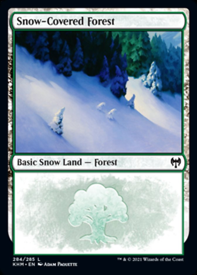 Snow-Covered Forest (284) [Kaldheim] | Shuffle n Cut Hobbies & Games